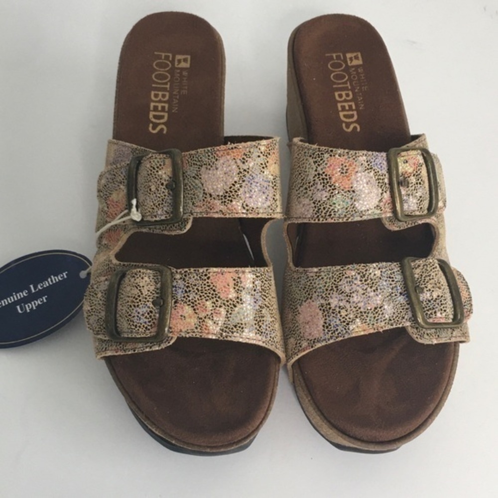 White Mountain Leather Helga Boho Sandals.